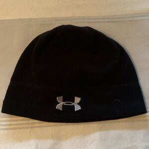 Under Armour Black Fleece Beanie with Lining